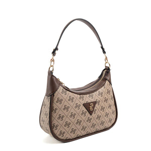 Silver & Polo Koyu Bej - Kahve SP1180 Kadın Omuz Çantası