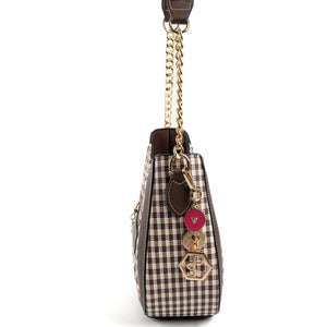 Silver & Polo Kahve Sarı - Kahve SP1168 Kadın Omuz Çantası