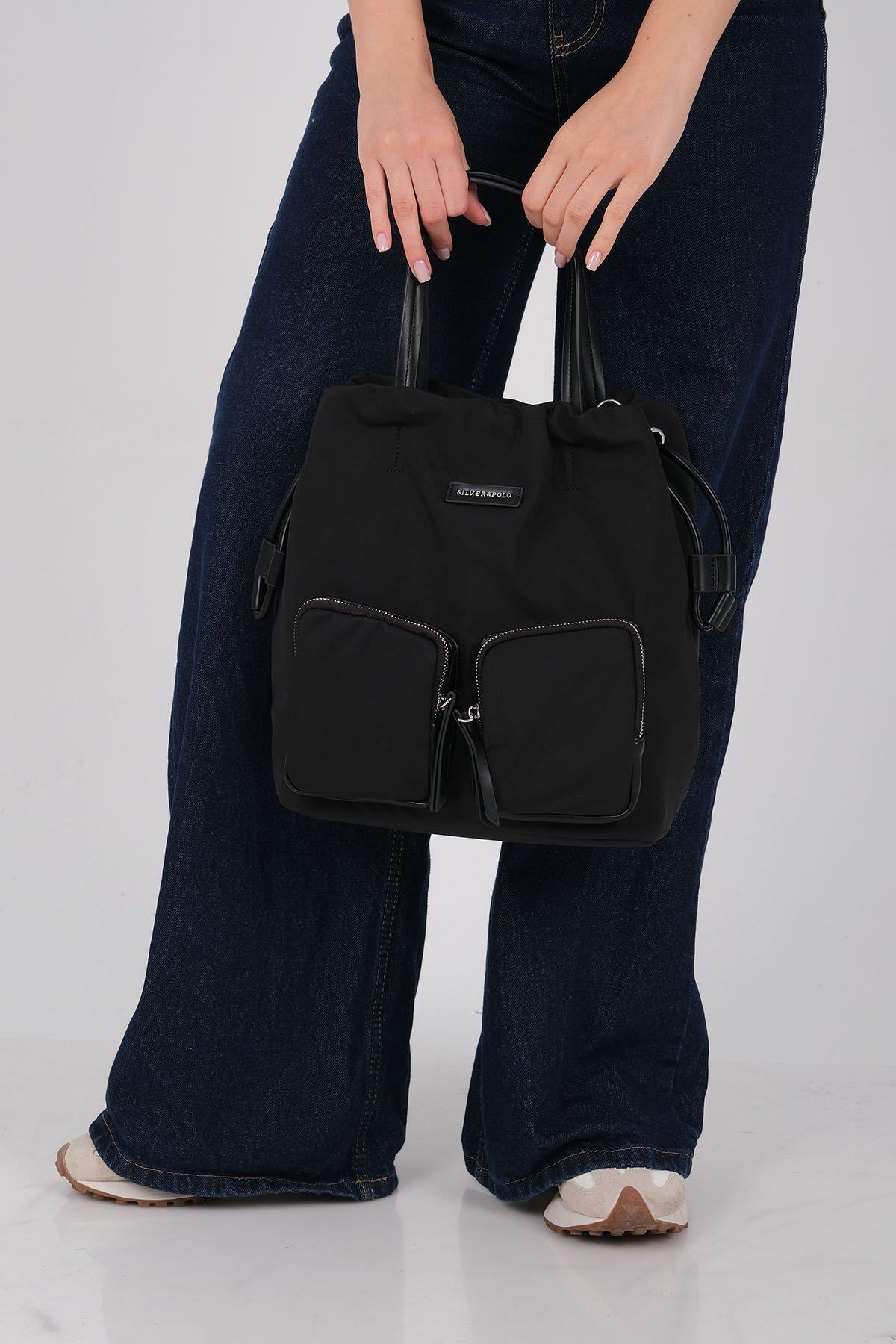 Silver & Polo SP1232 Kadın Sırt Çantası Siyah