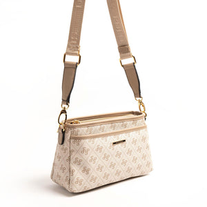 Silver & Polo Bej - Kum SP1184 Kadın Çapraz Çanta