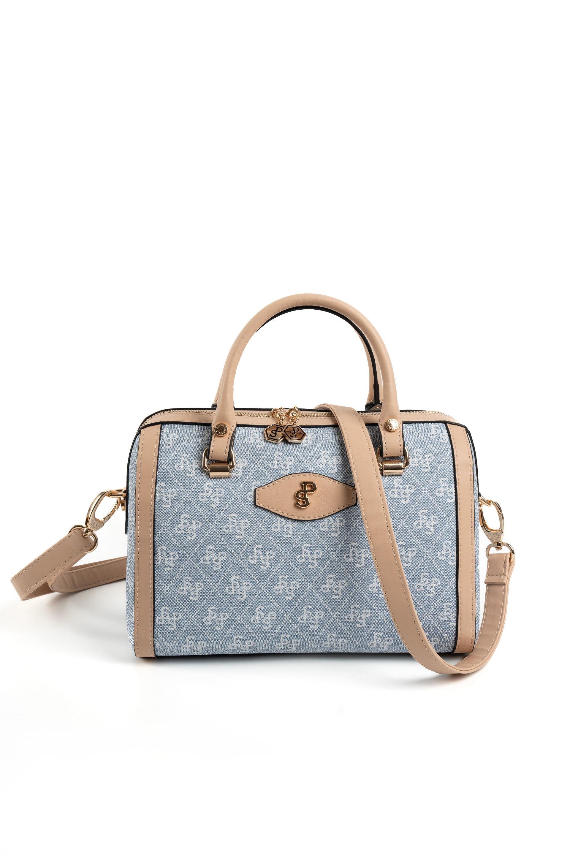 Silver & Polo Mavi - Ten SP1091 Kadın El Çantası