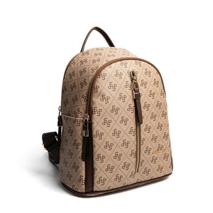 Silver & Polo Koyu Bej - Kahve SP901 Kadın Sırt Çantası