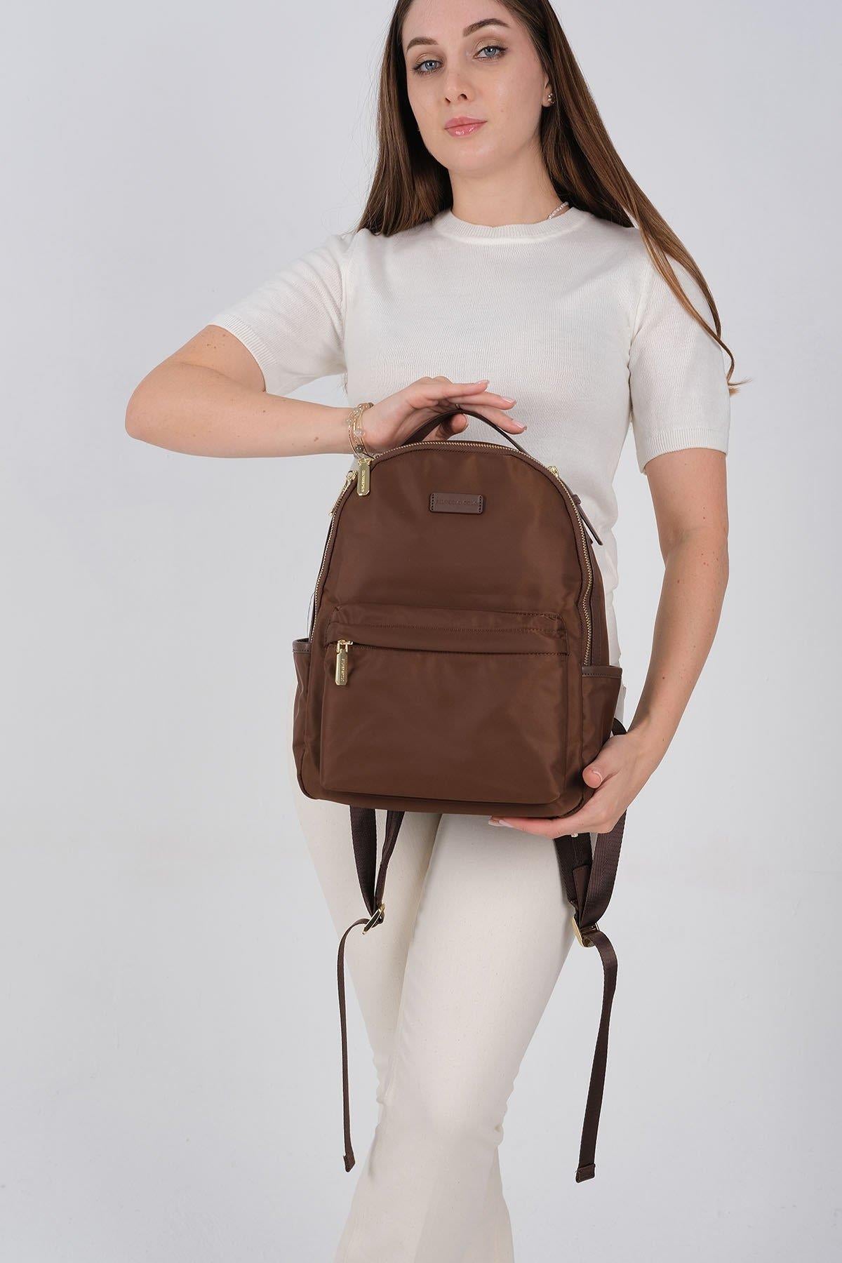 Silver & Polo SP1206 Kadın Sırt Çantası Kahve