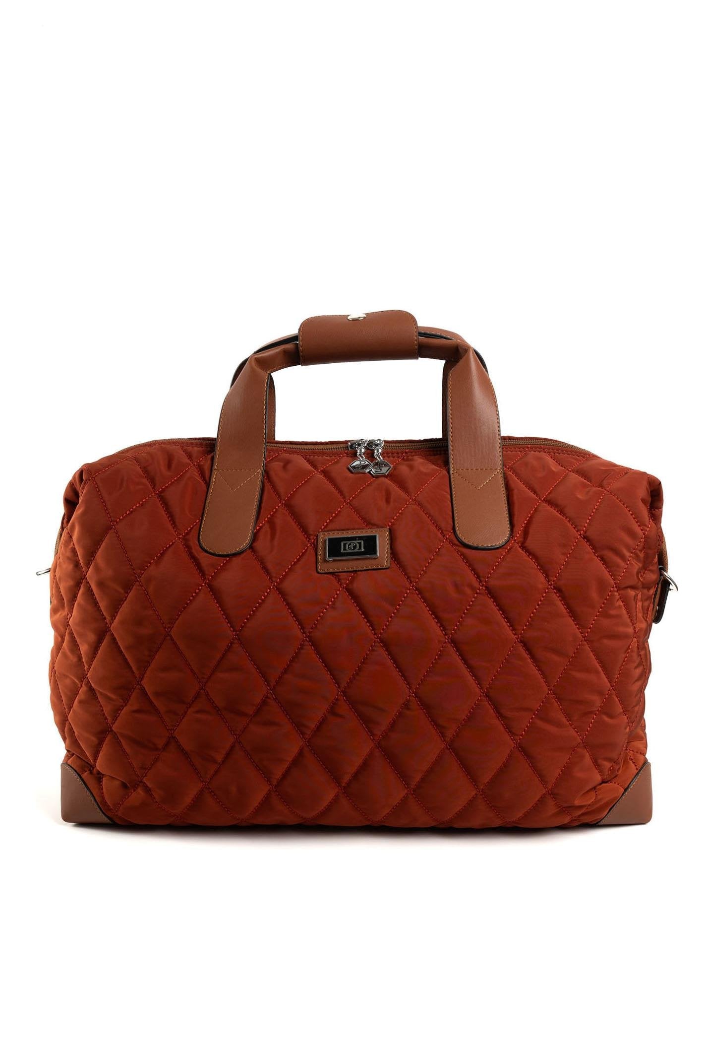 Silver & Polo Kiremit - Taba SP1141 Kadın Seyahat Çantası