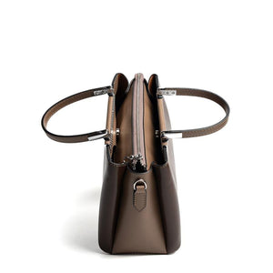 Silver & Polo SP913 Kadın El Çantası Düz Kahve-Vizon