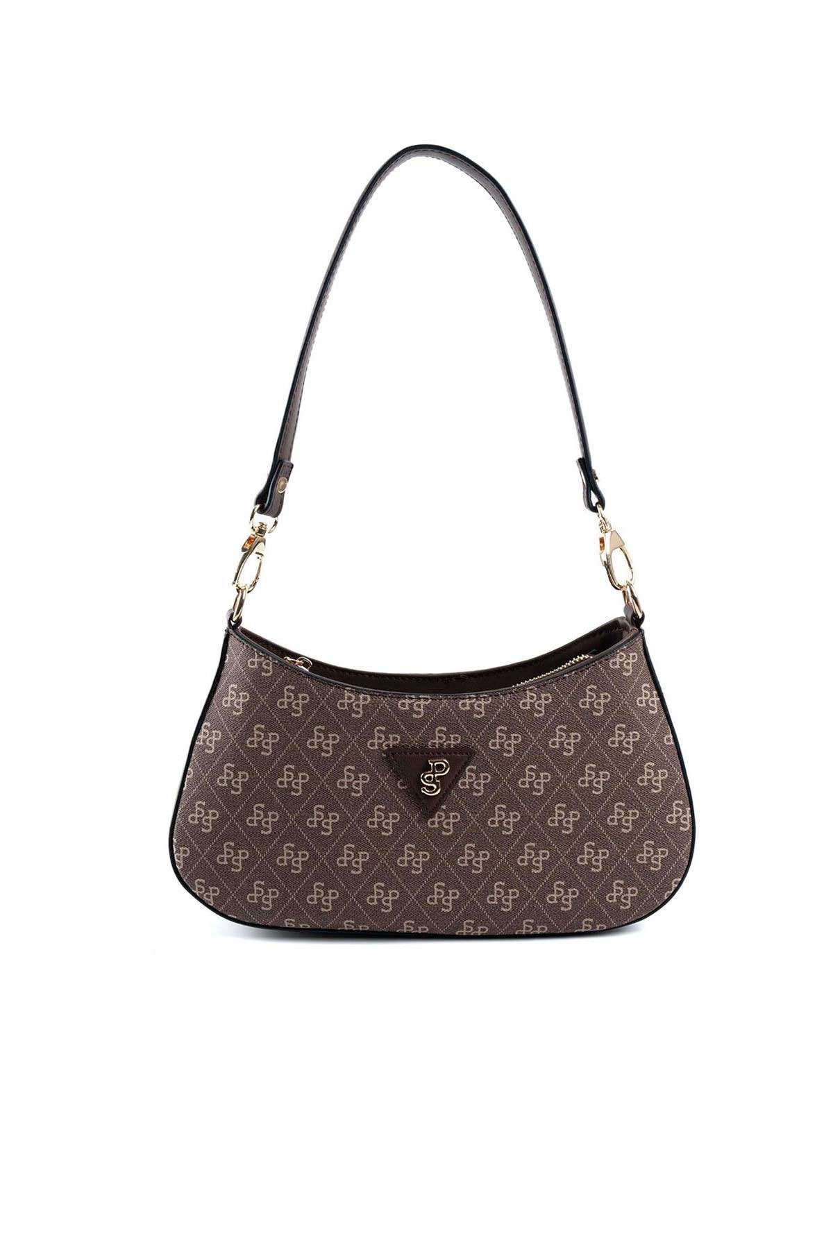 Silver & Polo Kahve SP1251 Kadın Omuz Çantası