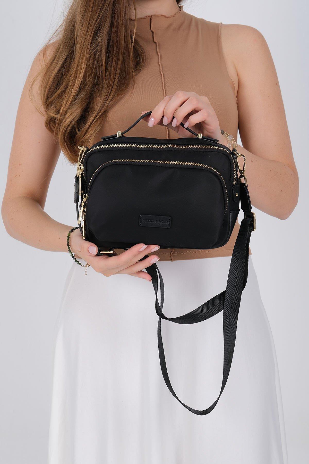 Silver & Polo SP1221 Kadın Çapraz Çanta Siyah