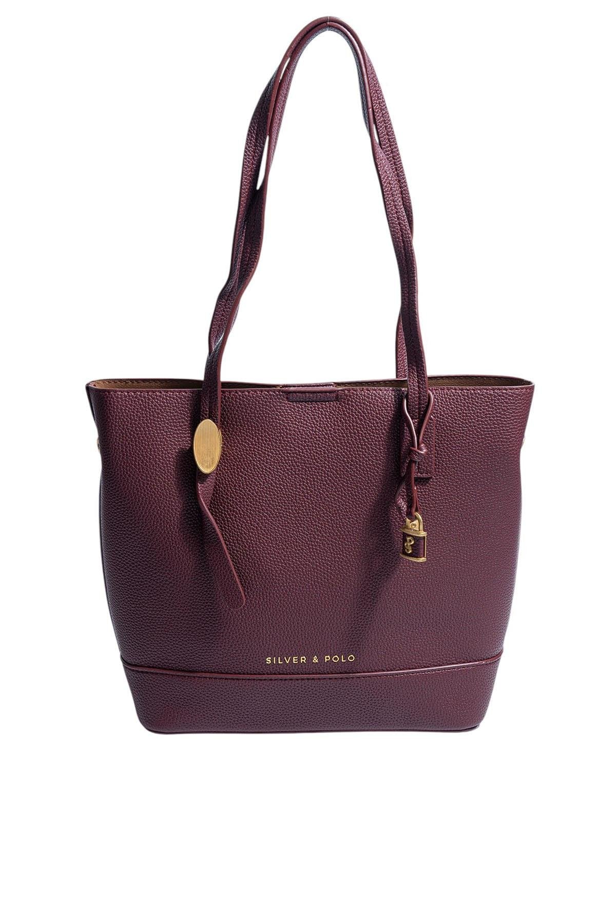 Silver & Polo SP1243 Kadın Omuz Çantası Bordo