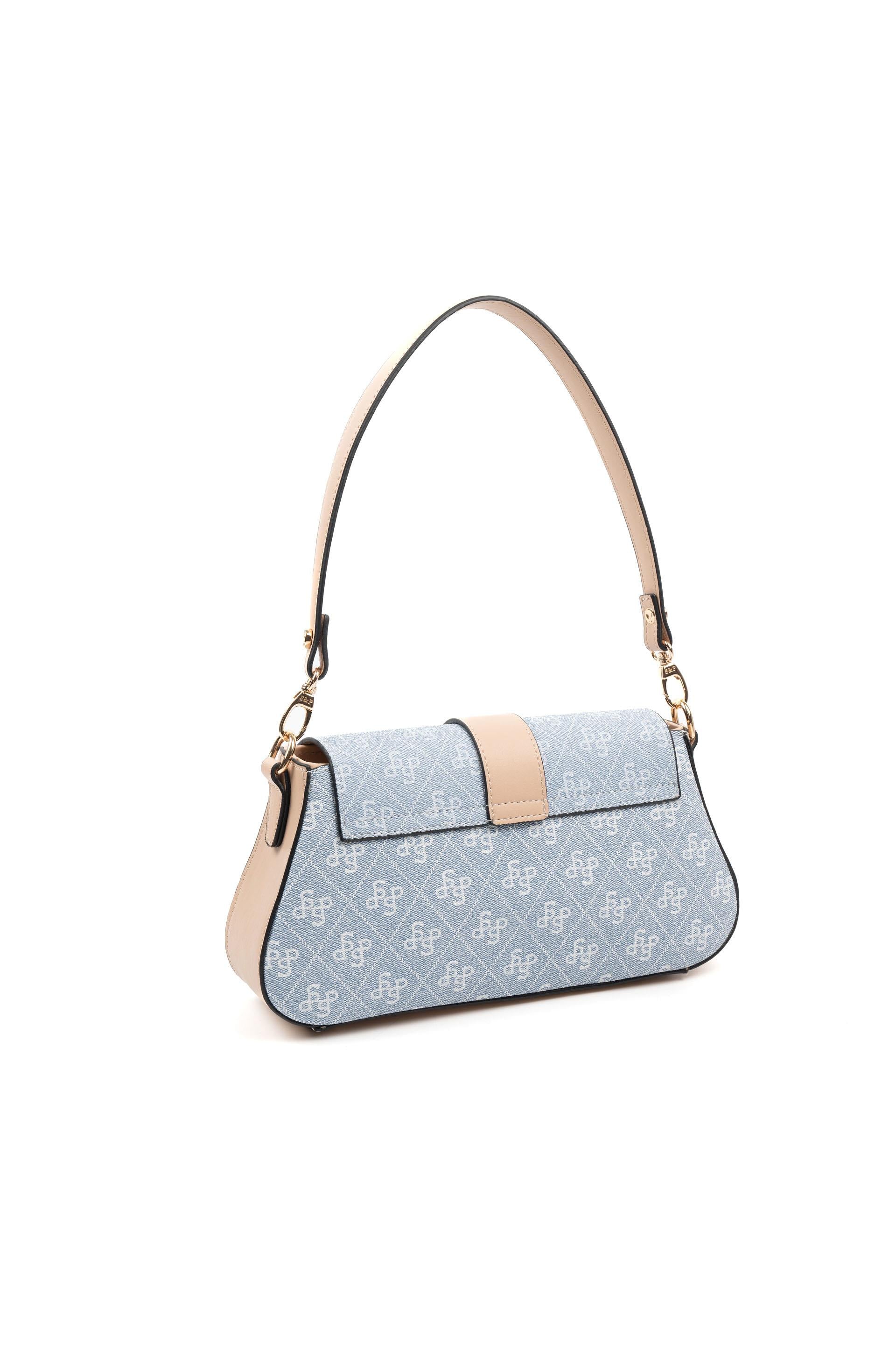 Silver & Polo Mavi - Ten SP1177 Kadın Omuz Çantası