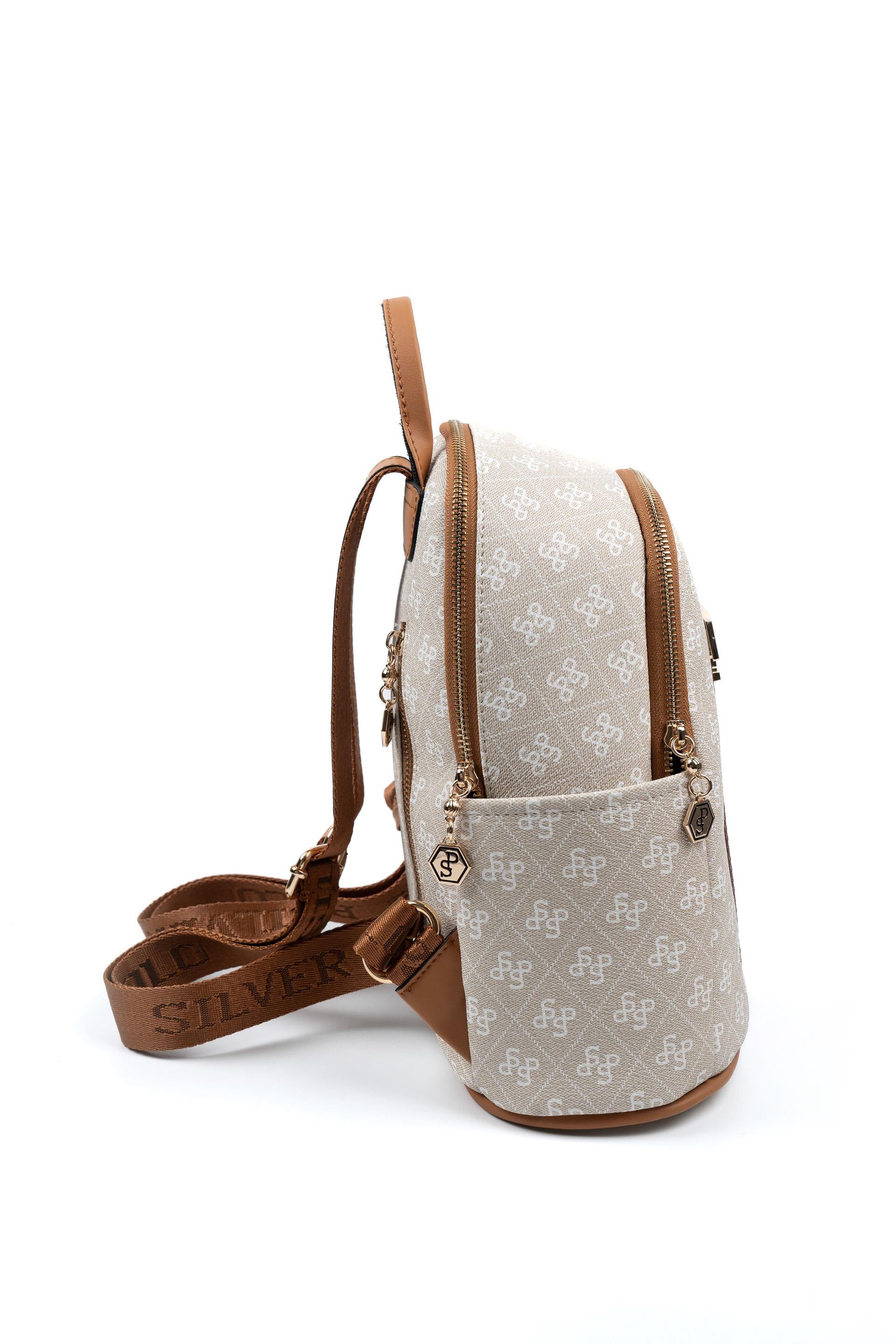 Silver & Polo Taş - Taba SP1161 Kadın Sırt Çantası