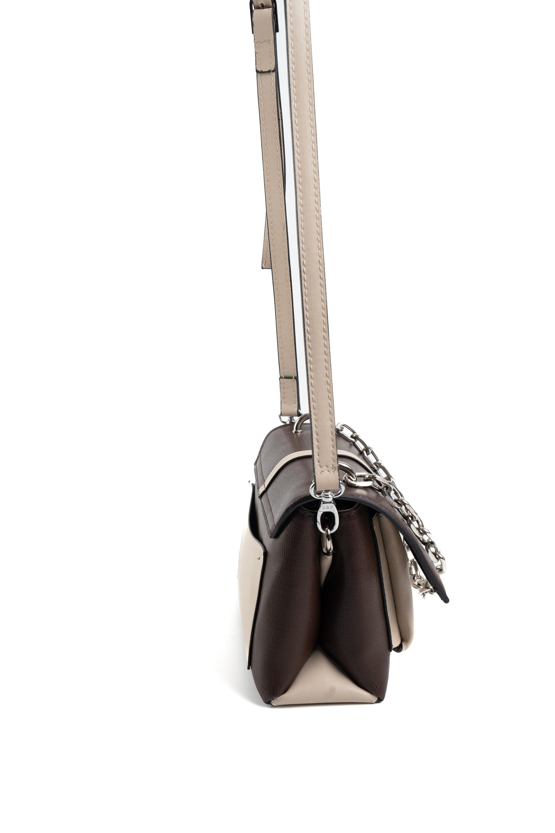 Silver & Polo Kahve - Kumbeji SP1148 Kadın Çapraz Çanta