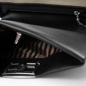 Silver & Polo SP1257 Kadın Çapraz Çanta Düz Zeytuni-Siyah