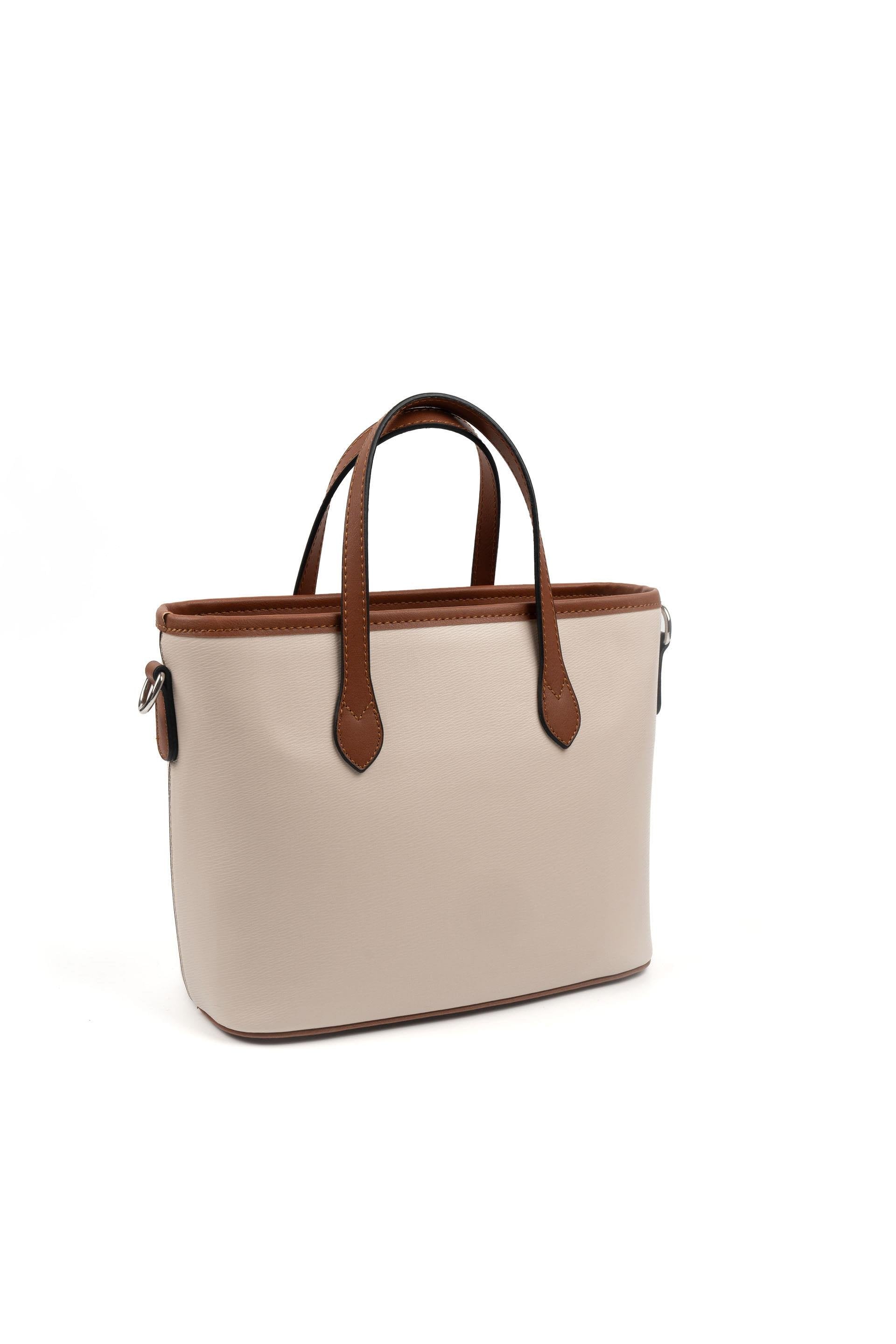 Silver & Polo Bej - Taba SP1185 Kadın El Çantası