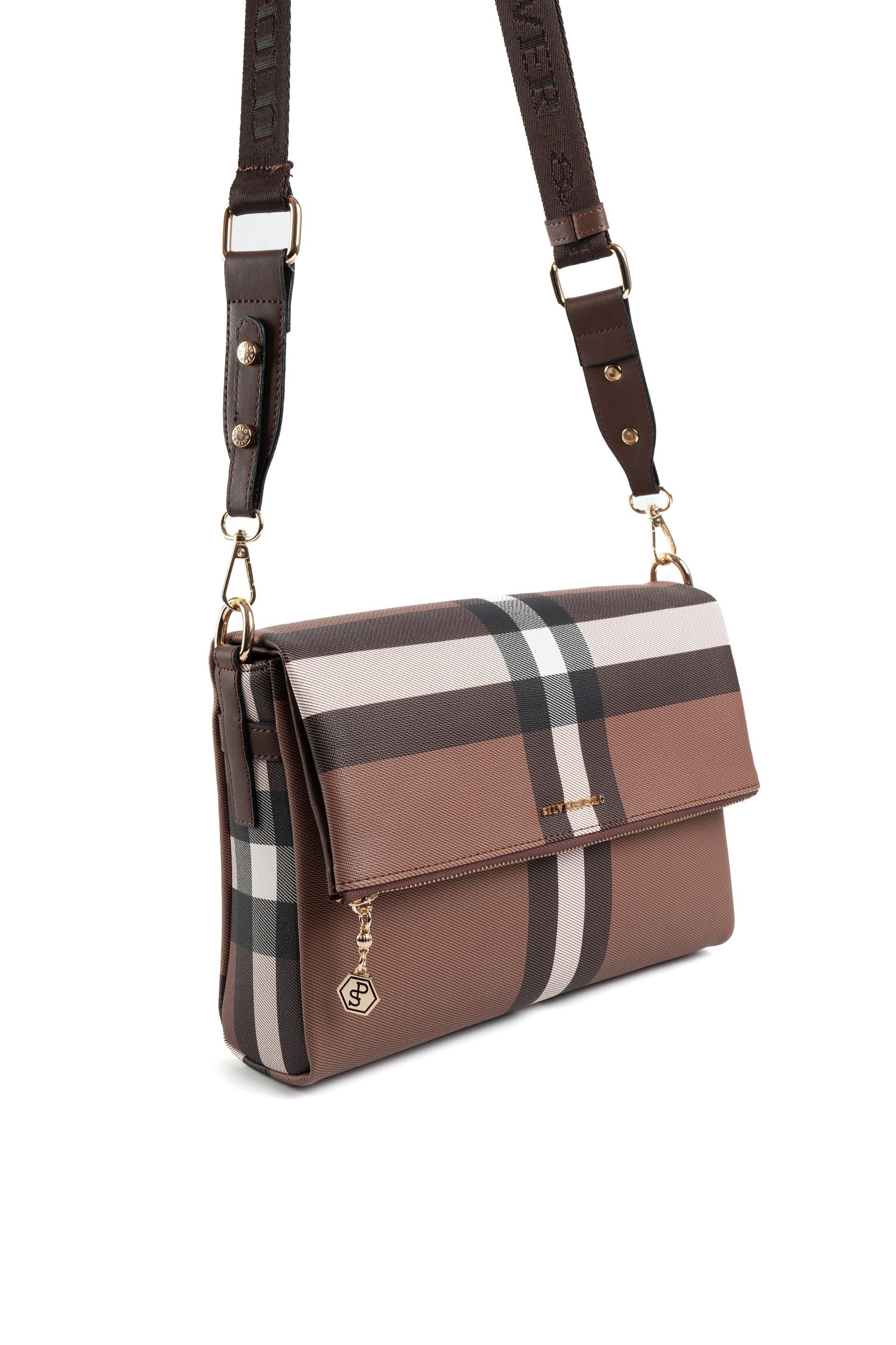 Silver & Polo Koyu Kahve SP963 Kadın Çapraz Çanta
