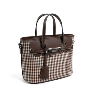 Silver & Polo Kahve Sarı - Kahve SP1185 Kadın El Çantası