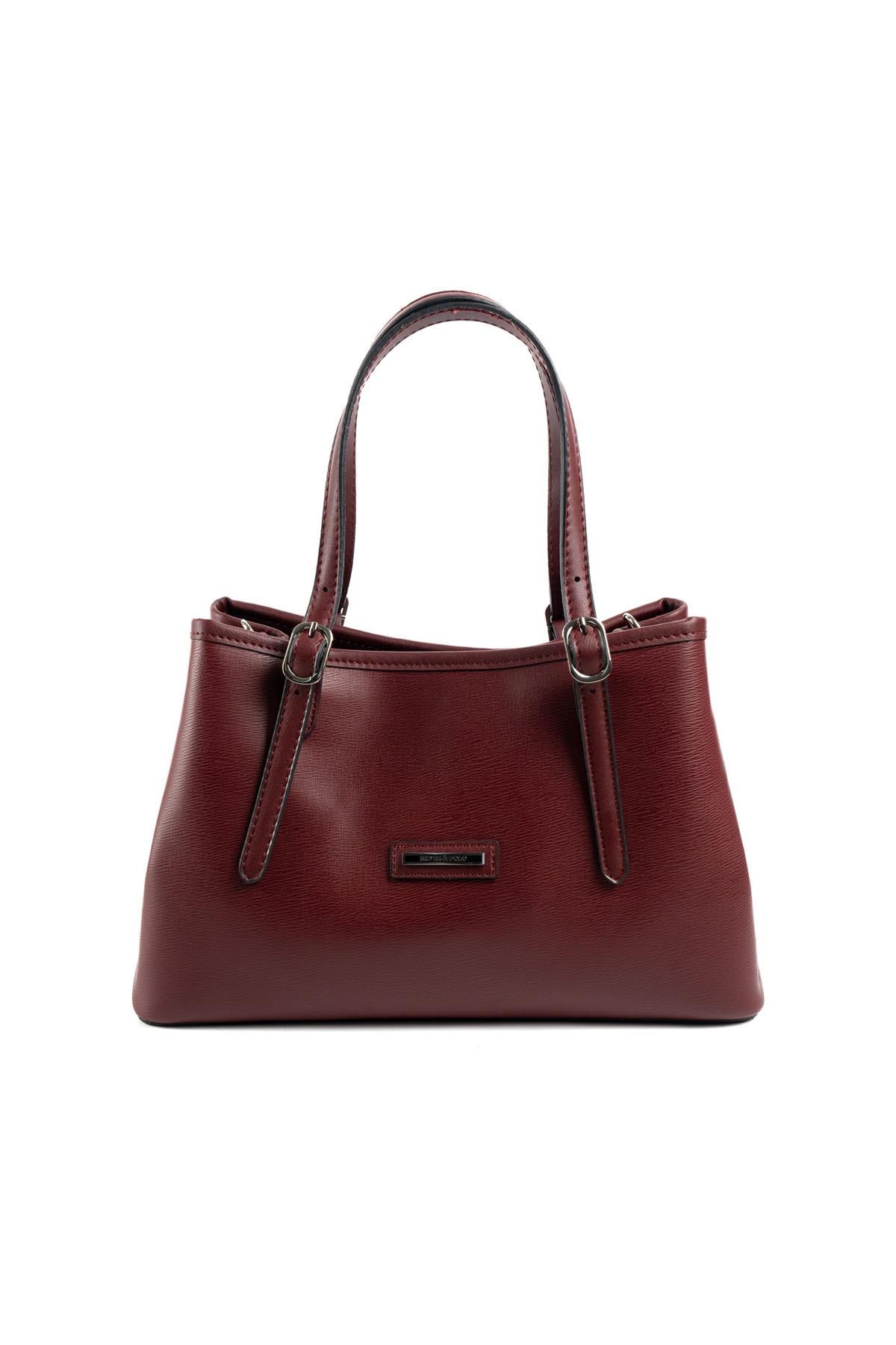 Silver & Polo Bordo SP1252 Kadın El Çantası