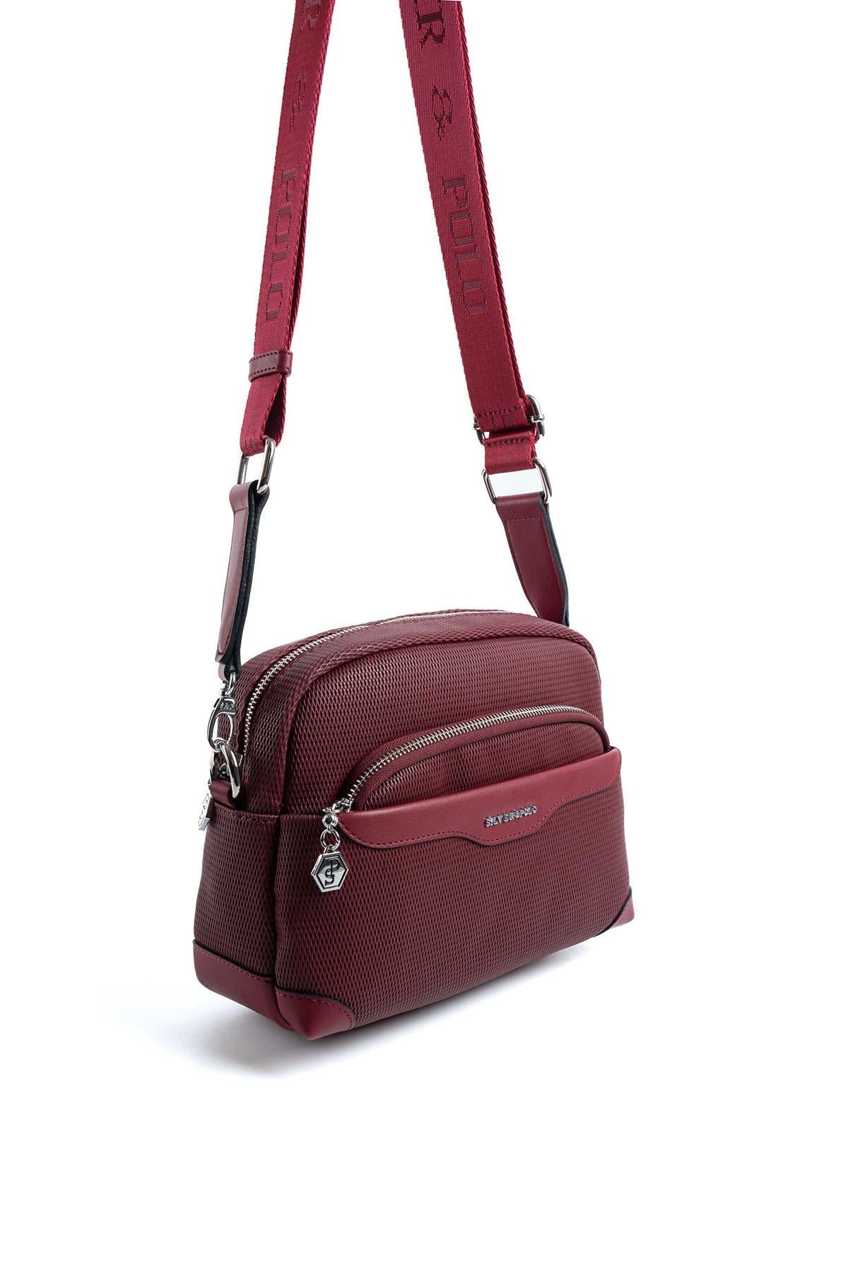 Silver & Polo Bordo SP1201 Kadın Çapraz Çanta