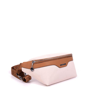 Silver & Polo Bej - A.Taba SP1192 Kadın Bel Çantası