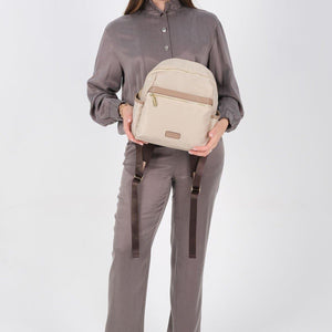 Silver & Polo SP1209 Kadın Sırt Çantası Bej-Kum