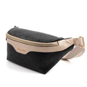 Silver & Polo Siyah - S.nut SP1192 Kadın Bel Çantası