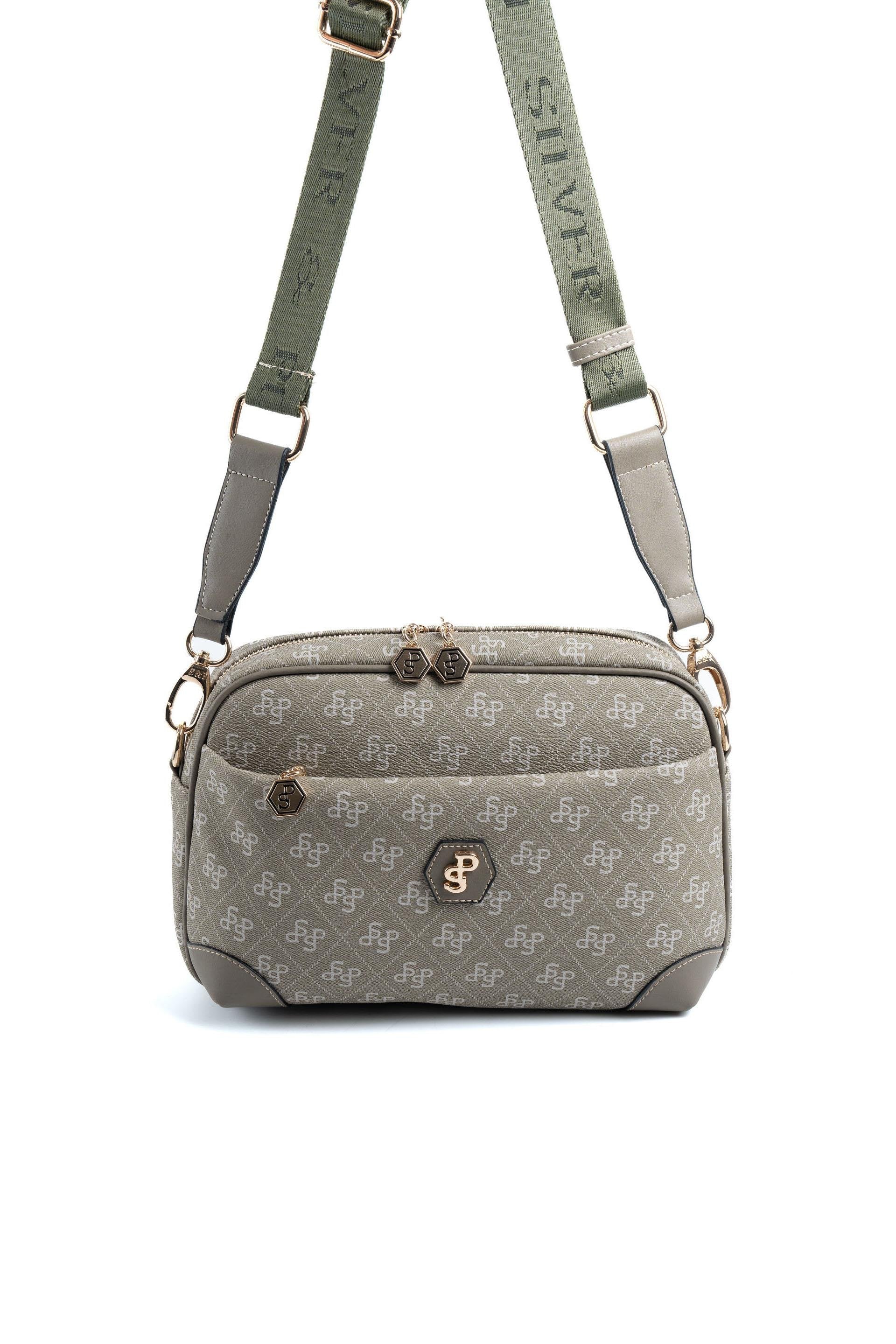 Silver & Polo Yeşil SP1094 Kadın Çapraz Çanta