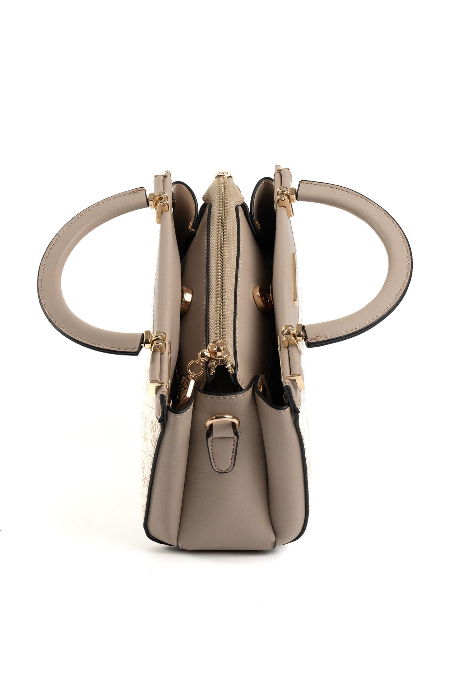 Silver & Polo Bej - Kum SP1193 Kadın El Çantası