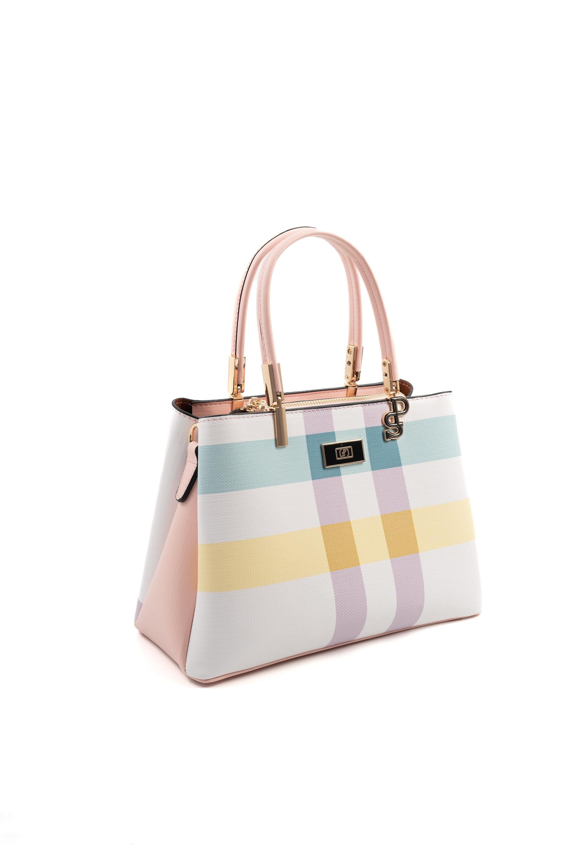 Silver & Polo Lila - Pembe SP1098 Kadın El Çantası