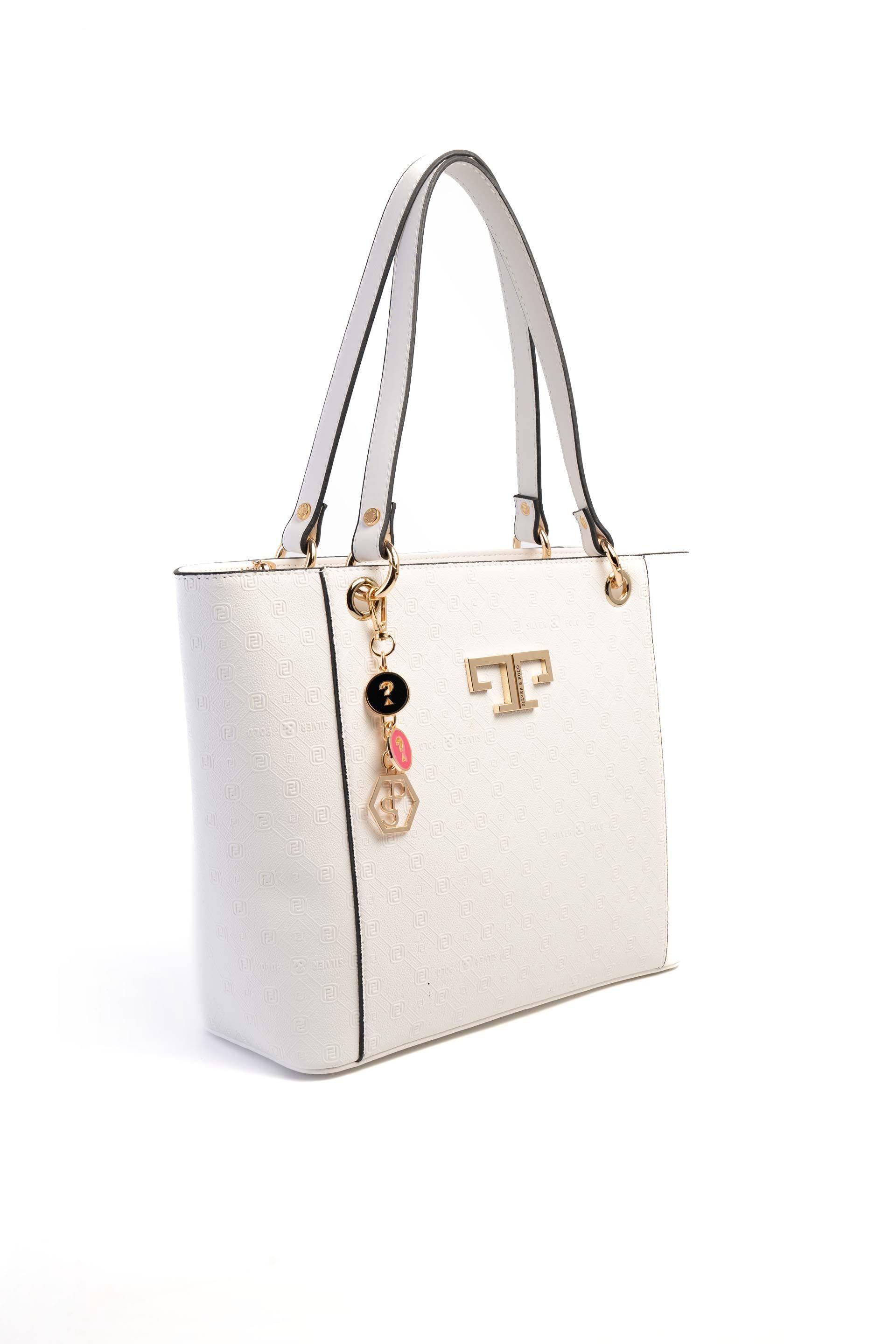 Silver & Polo Beyaz SP1176 Kadın Omuz Çantası