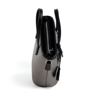 Silver & Polo Platin - Siyah SP1185 Kadın El Çantası