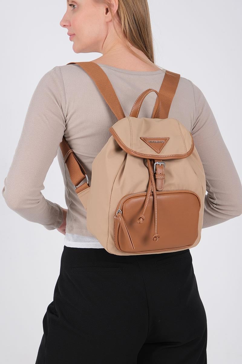 Silver & Polo SP1231 Kadın Sırt Çantası Nut-Taba