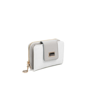 Silver & Polo Beyaz - A.gri SP935 Kadın Cüzdan & Kartlık