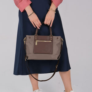 Silver & Polo SP1213 Kadın El Çantası Kum-Kahve