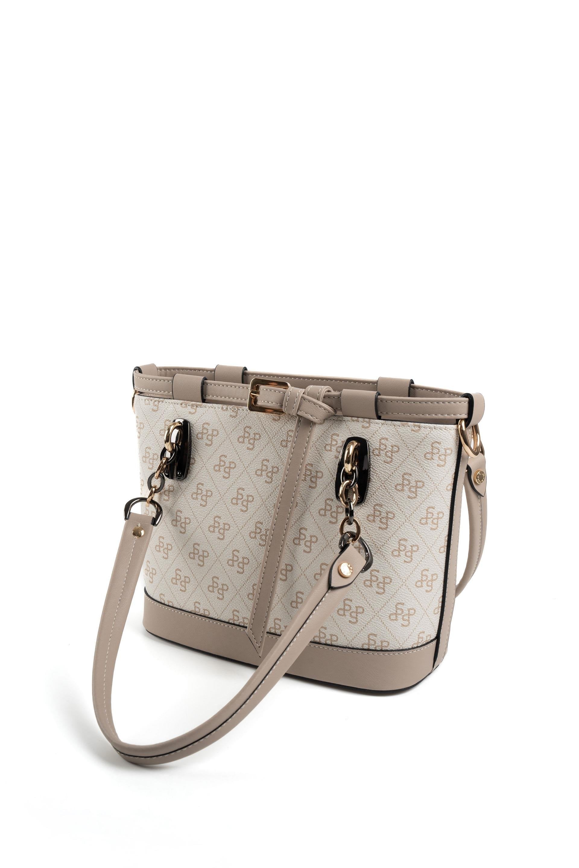 Silver & Polo Bej - Kum SP1155 Kadın El Çantası