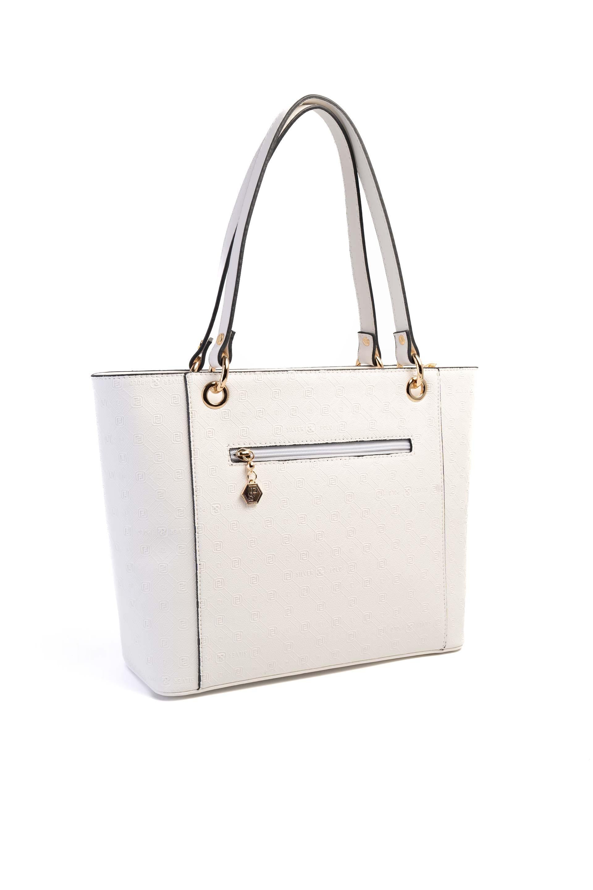 Silver & Polo Beyaz SP1176 Kadın Omuz Çantası