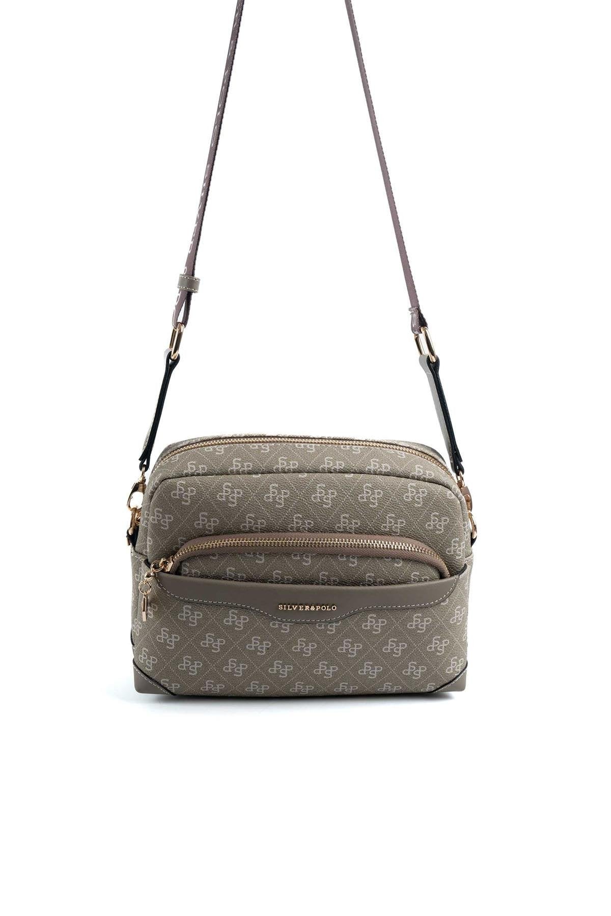 Silver & Polo Yeşil SP1201 Kadın Çapraz Çanta