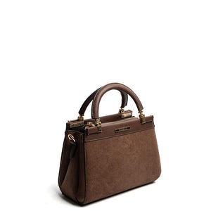 Silver & Polo SP1193 Kadın El Çantası Süet Kahve