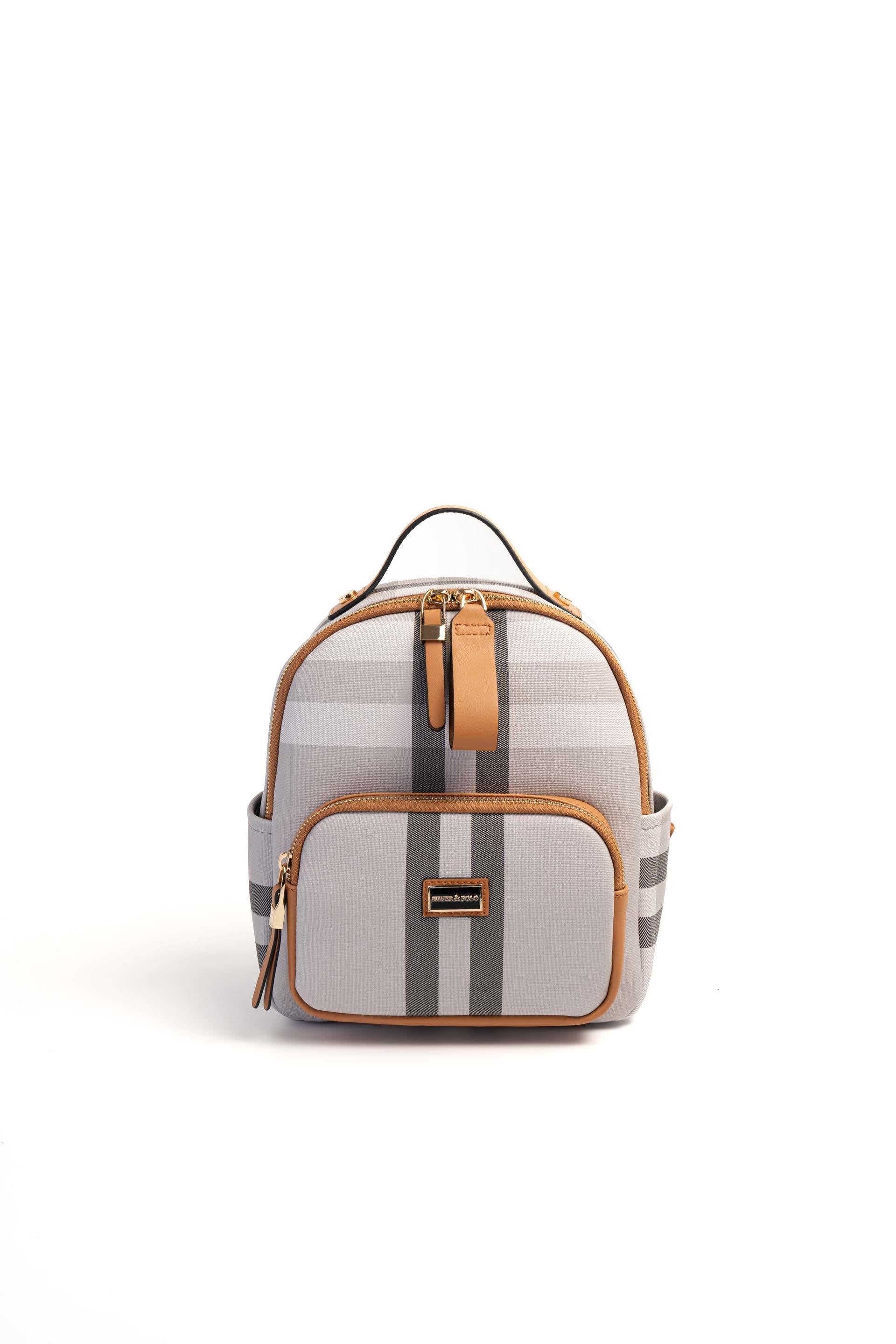 Silver & Polo A.Gri - A.Taba SP1130 Kadın Sırt Çantası