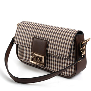 Silver & Polo Kahve Sarı - Kahve SP1179 Kadın Omuz Çantası