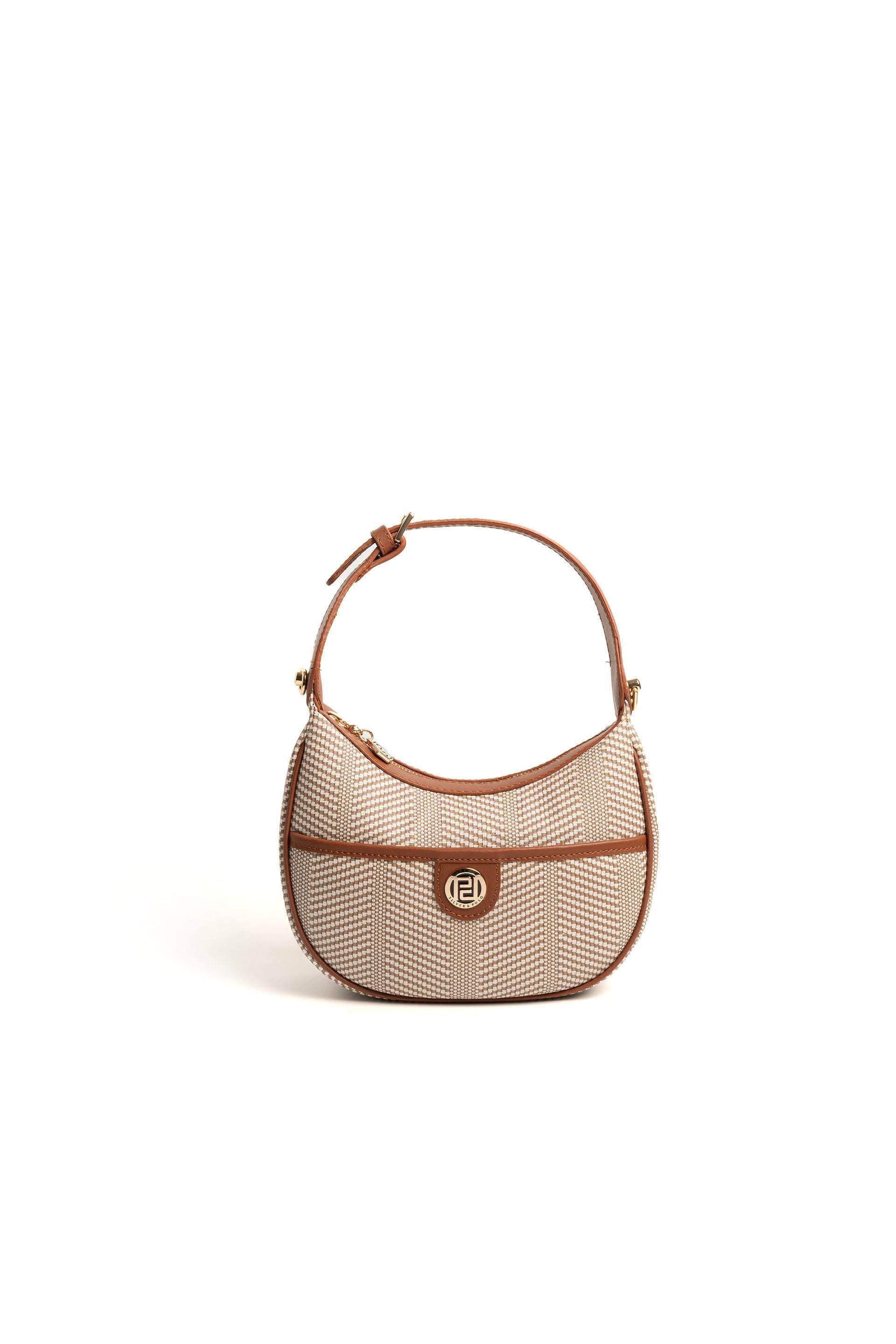 Silver & Polo Bej - Taba SP1194 Kadın Omuz Çantası