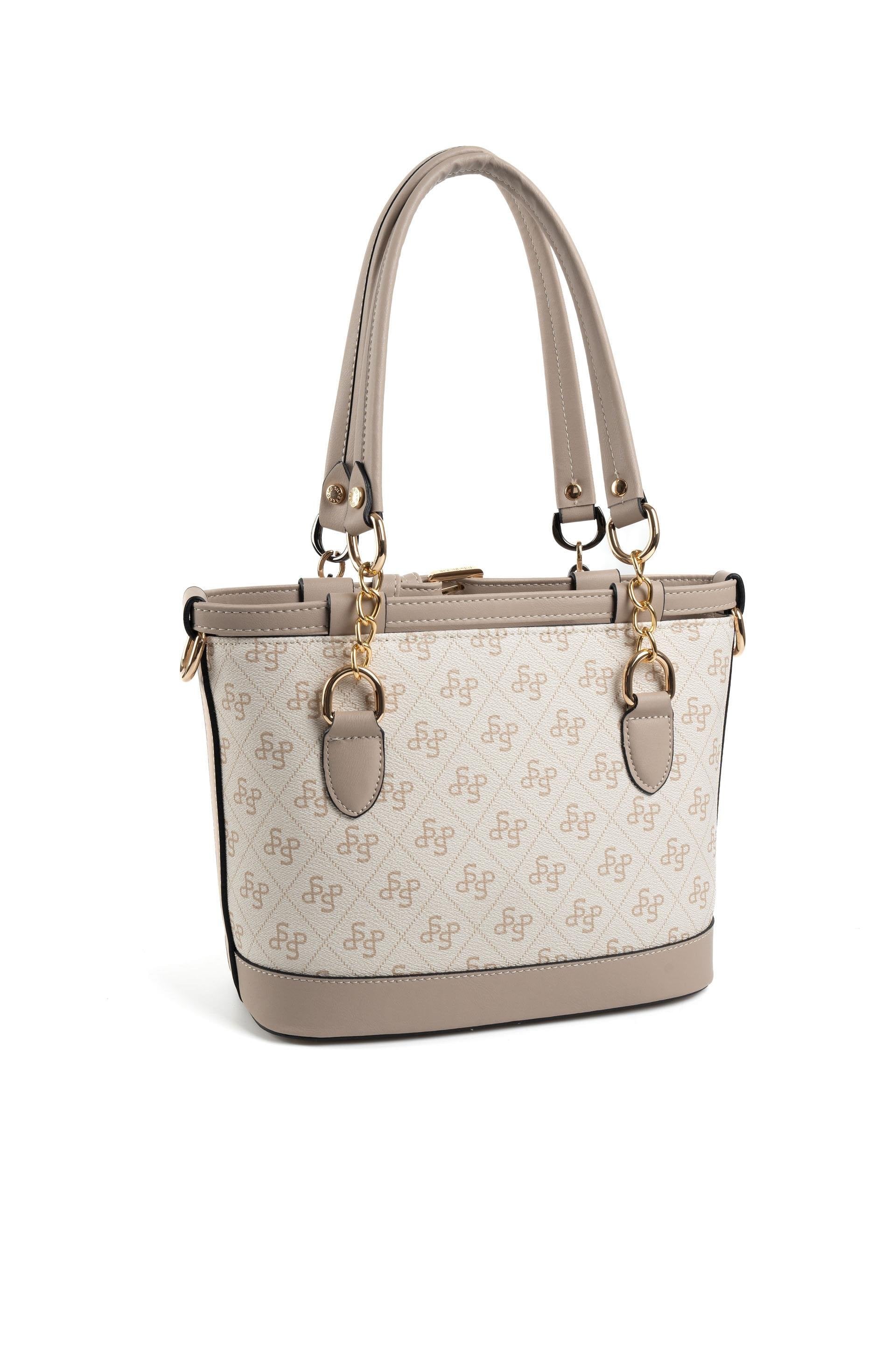 Silver & Polo Bej - Kum SP1155 Kadın El Çantası