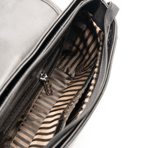 Silver & Polo Füme - Siyah SP1182 Kadın Çapraz Çanta