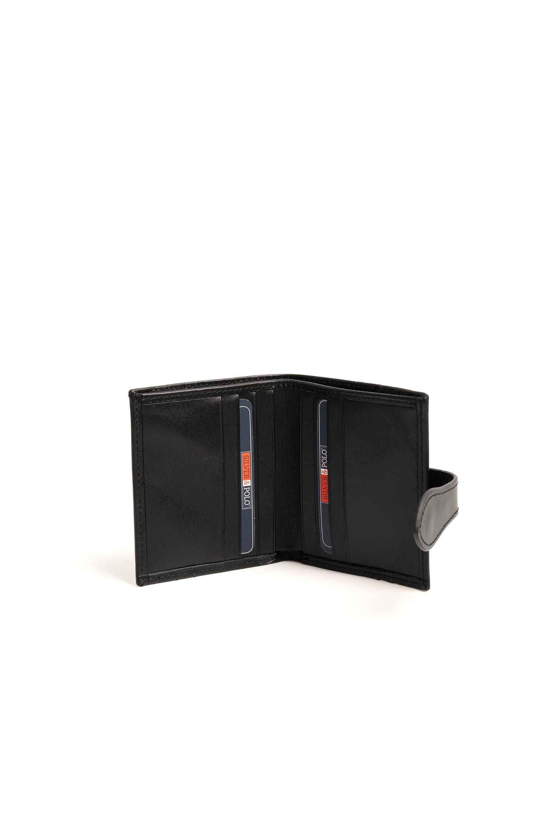 Silver & Polo Siyah SP1190 Unisex Cüzdan & Kartlık