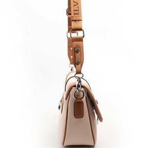 Silver & Polo Bej - A.Taba SP1182 Kadın Çapraz Çanta