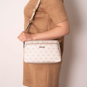 Silver & Polo Bej - Kum SP1184 Kadın Çapraz Çanta