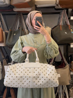 Nas Bag Beyaz Çok Amaçlı Büyük Boy El ve Omuz Çantası - 436