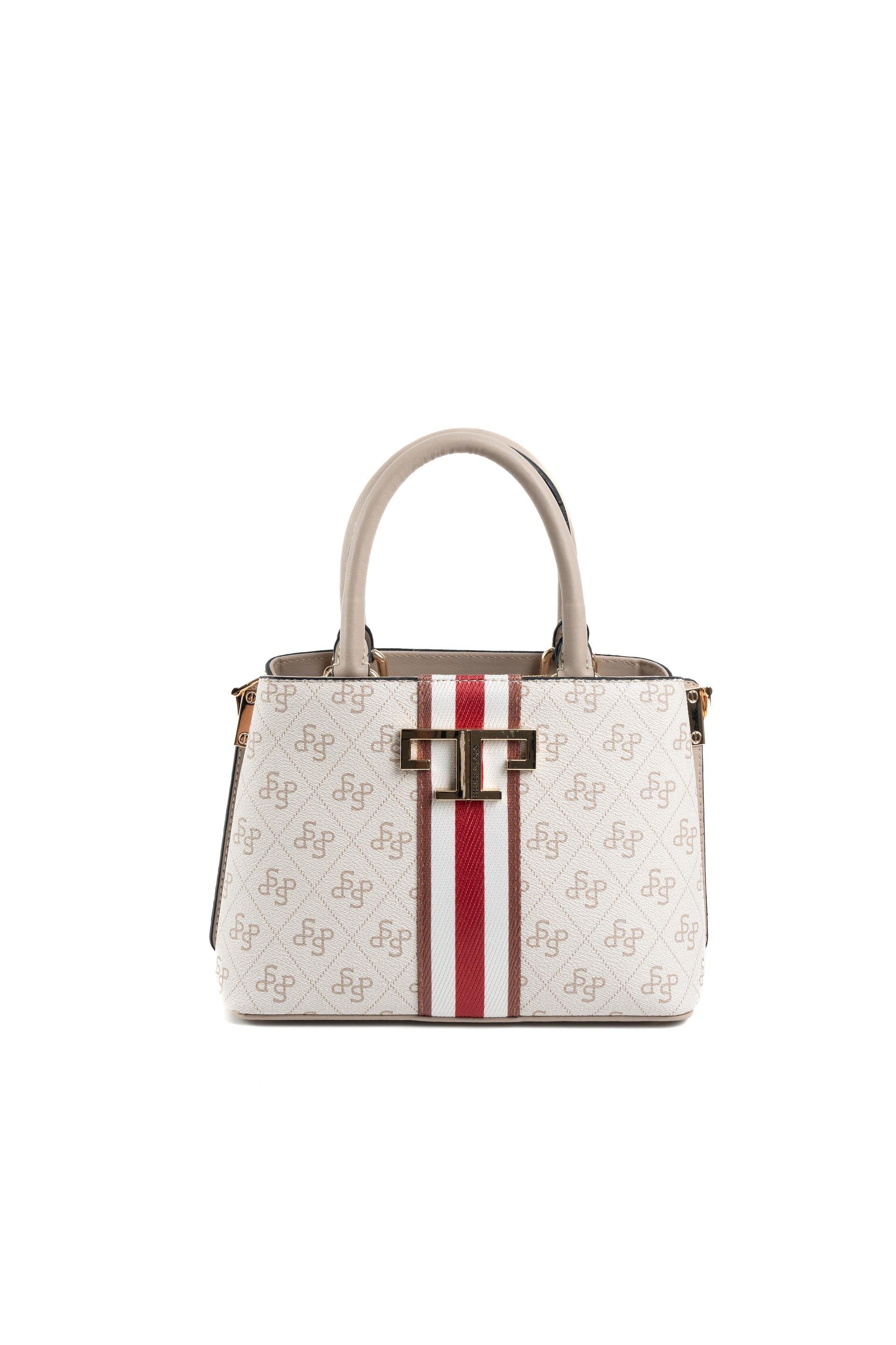 Silver & Polo Bej - Kum SP987 Kadın El Çantası