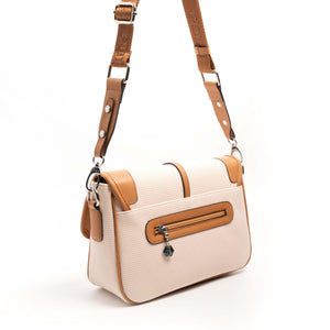 Silver & Polo Bej - A.Taba SP1182 Kadın Çapraz Çanta