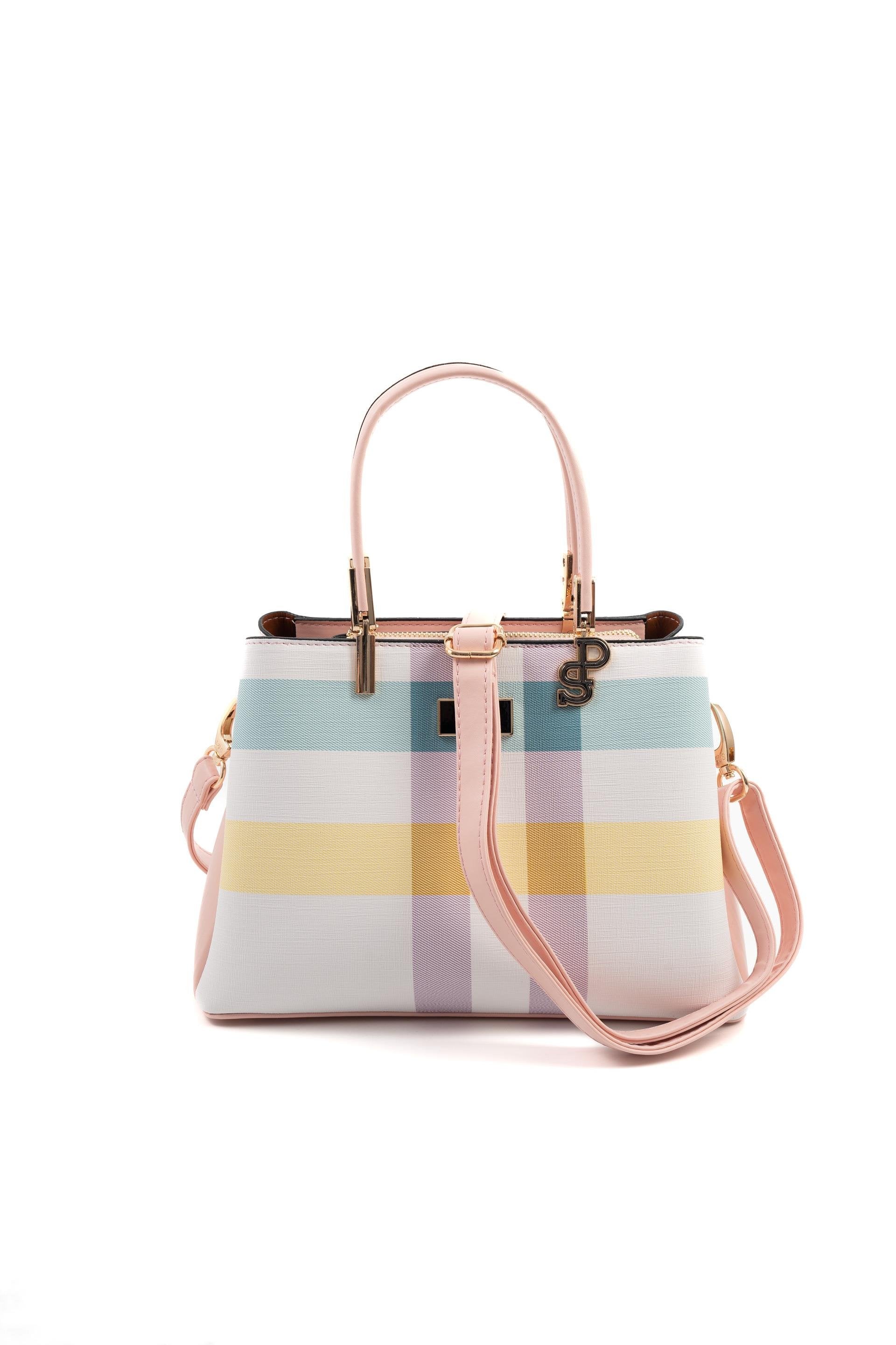 Silver & Polo Lila - Pembe SP1098 Kadın El Çantası