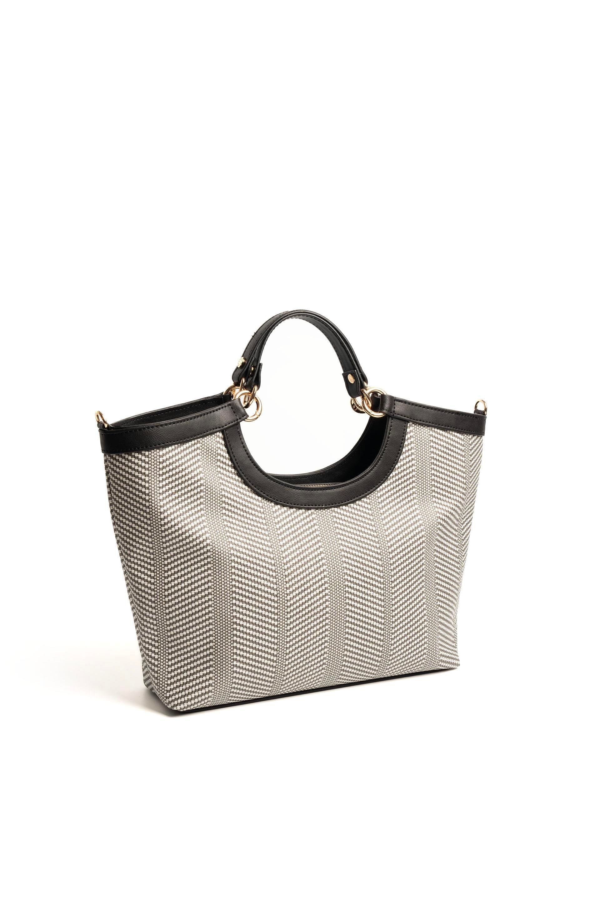 Silver & Polo Siyah Beyaz - Siyah SP1189 Kadın El Çantası