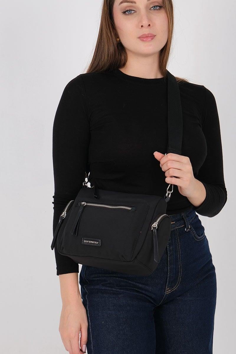 Silver & Polo SP1229 Kadın Çapraz Çanta Siyah